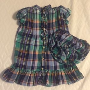 Ralph Lauren flannel dress 18 mo
